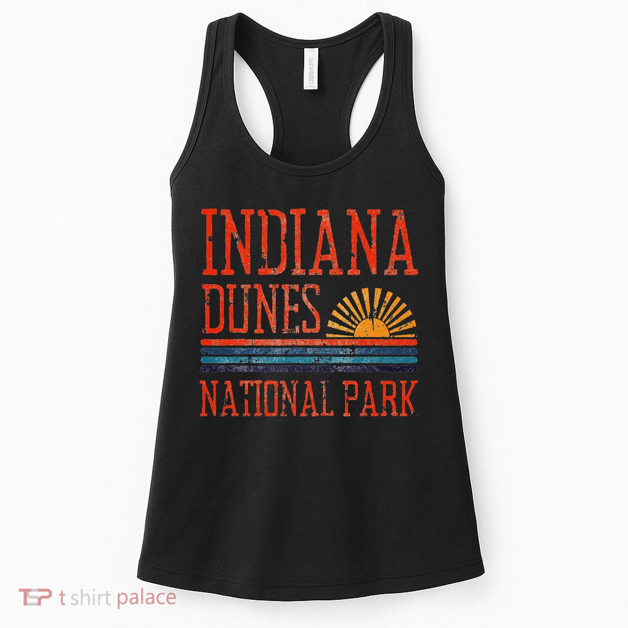 Indiana Dunes National Park Nature Great Lakes Sunset Women's Tank Top