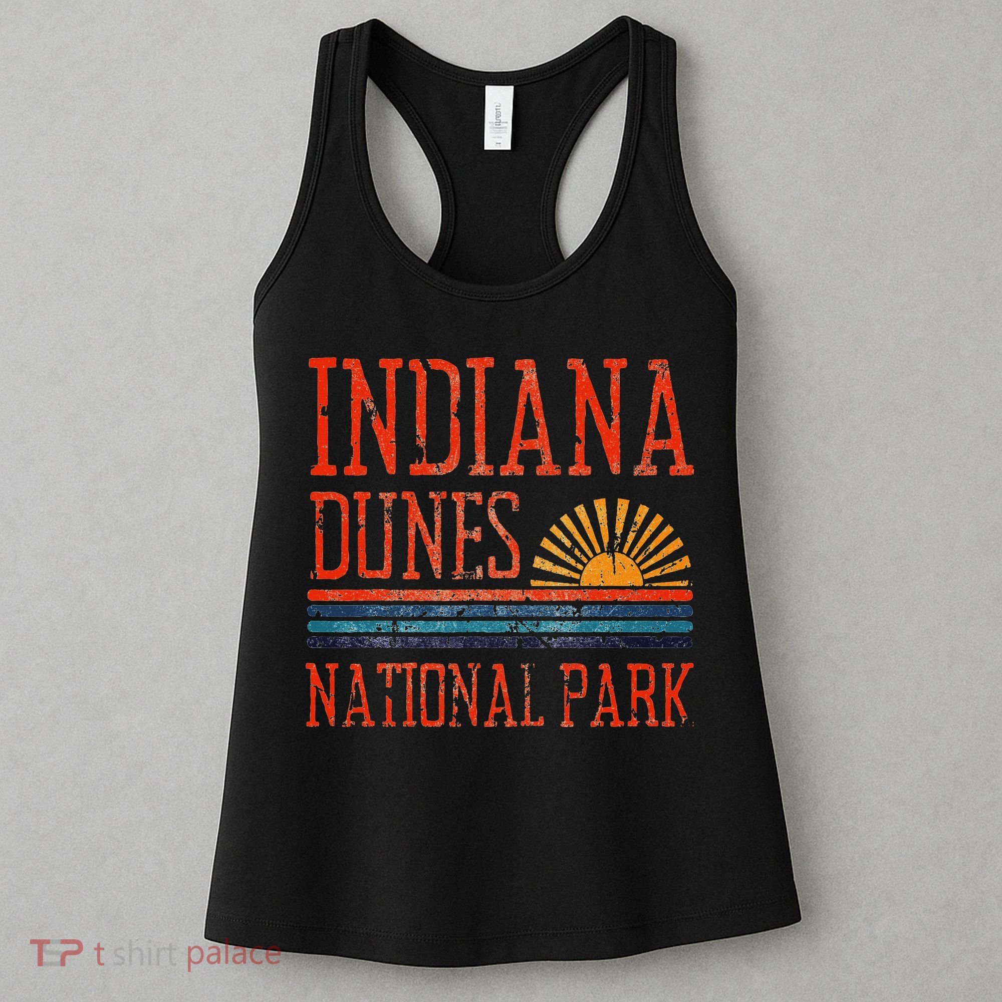 Indiana Dunes National Park Nature Great Lakes Sunset Women's Tank Top