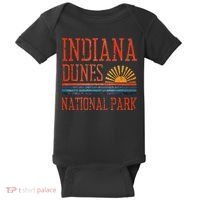 Indiana Dunes National Park Nature Great Lakes Sunset Baby Bodysuit thumb 0