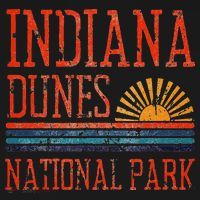 Indiana Dunes National Park Nature Great Lakes Sunset Baby Bodysuit thumb 2