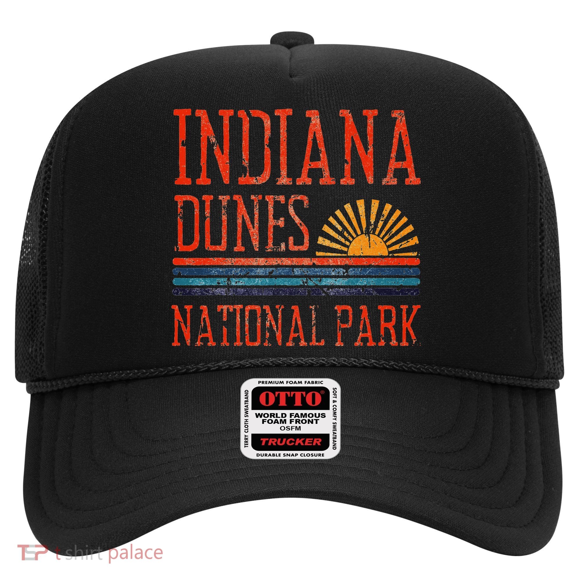 Indiana Dunes National Park Nature Great Lakes Sunset Hat