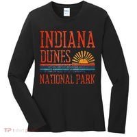 Indiana Dunes National Park Nature Great Lakes Sunset Women's Long Sleeve Shirt thumb 0