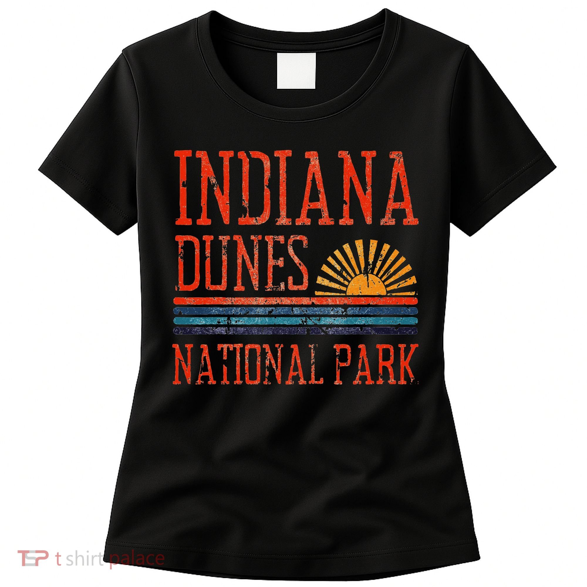 Indiana Dunes National Park Nature Great Lakes Sunset Women's T-Shirt
