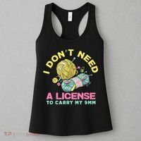 I Don't Need A License To Carry My 9mm Crocheting Lover Women's Tank Top thumb 3