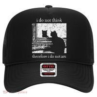 I Do Not Think Therefore I Do Not Am Cat Meme Hat thumb 0