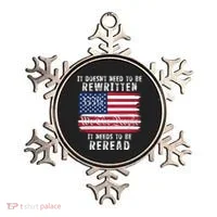 It Doesnt Need To Be Rewritten Constitution We The People Ornament thumb 0