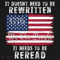 It Doesnt Need To Be Rewritten Constitution We The People Ornament thumb 1