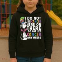 I Do Not Like Cancer Kids Hoodie thumb 3