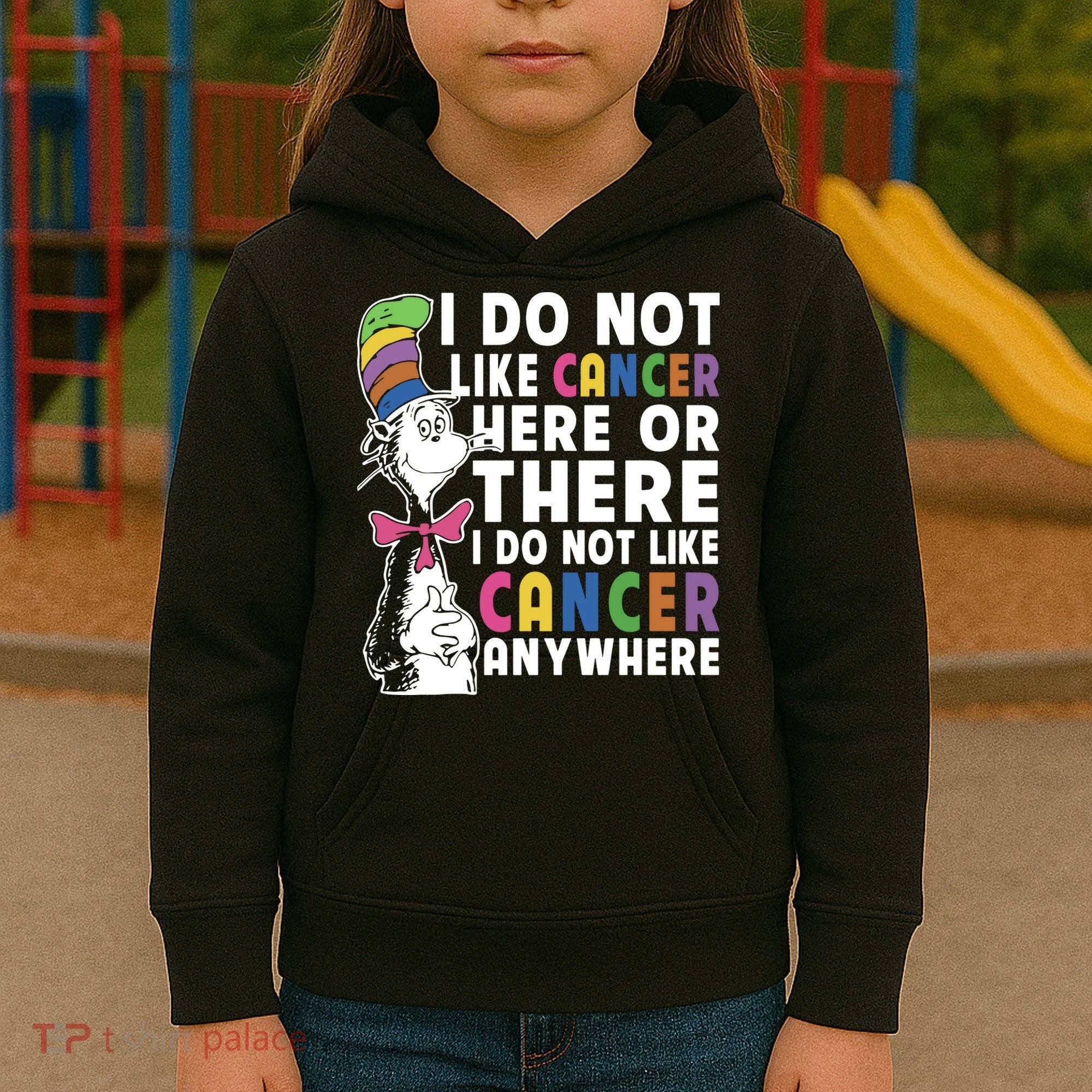 I Do Not Like Cancer Kids Hoodie