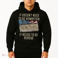 It Doesn't Need To Be Rewritten It Needs to be Reread Hoodie thumb 2