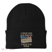 It Doesn't Need To Be Rewritten It Needs to be Reread Beanie thumb 0