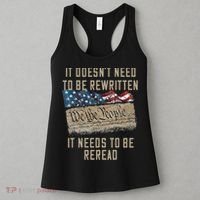 It Doesn't Need To Be Rewritten It Needs to be Reread Women's Tank Top thumb 3