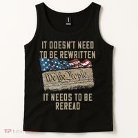 It Doesn't Need To Be Rewritten It Needs to be Reread Tank Top thumb 2