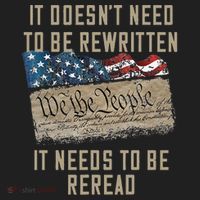 It Doesn't Need To Be Rewritten It Needs to be Reread Golf Towel thumb 3