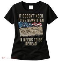 It Doesn't Need To Be Rewritten It Needs to be Reread Women's T-Shirt thumb 0