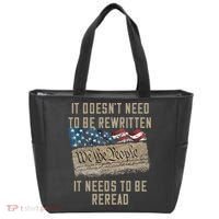 It Doesn't Need To Be Rewritten It Needs to be Reread Tote Bag thumb 0