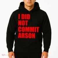 I Did Not Commit Arson Red Logo Hoodie thumb 2