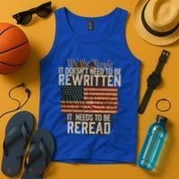 It DoesnT Need To Be Rewritten Constitution We The People Gift Tank Top thumb 4