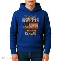 It DoesnT Need To Be Rewritten Constitution We The People Gift Kids Hoodie thumb 4