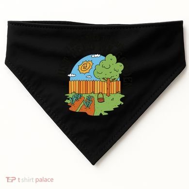 I Don't Need Therapy I Just Need My Garden Funny USA-Made Doggie Bandana