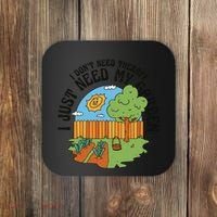 I Don't Need Therapy I Just Need My Garden Funny Coaster thumb 0