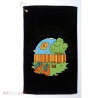 I Don't Need Therapy I Just Need My Garden Funny Golf Towel thumb 0
