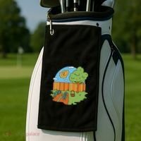 I Don't Need Therapy I Just Need My Garden Funny Golf Towel thumb 2