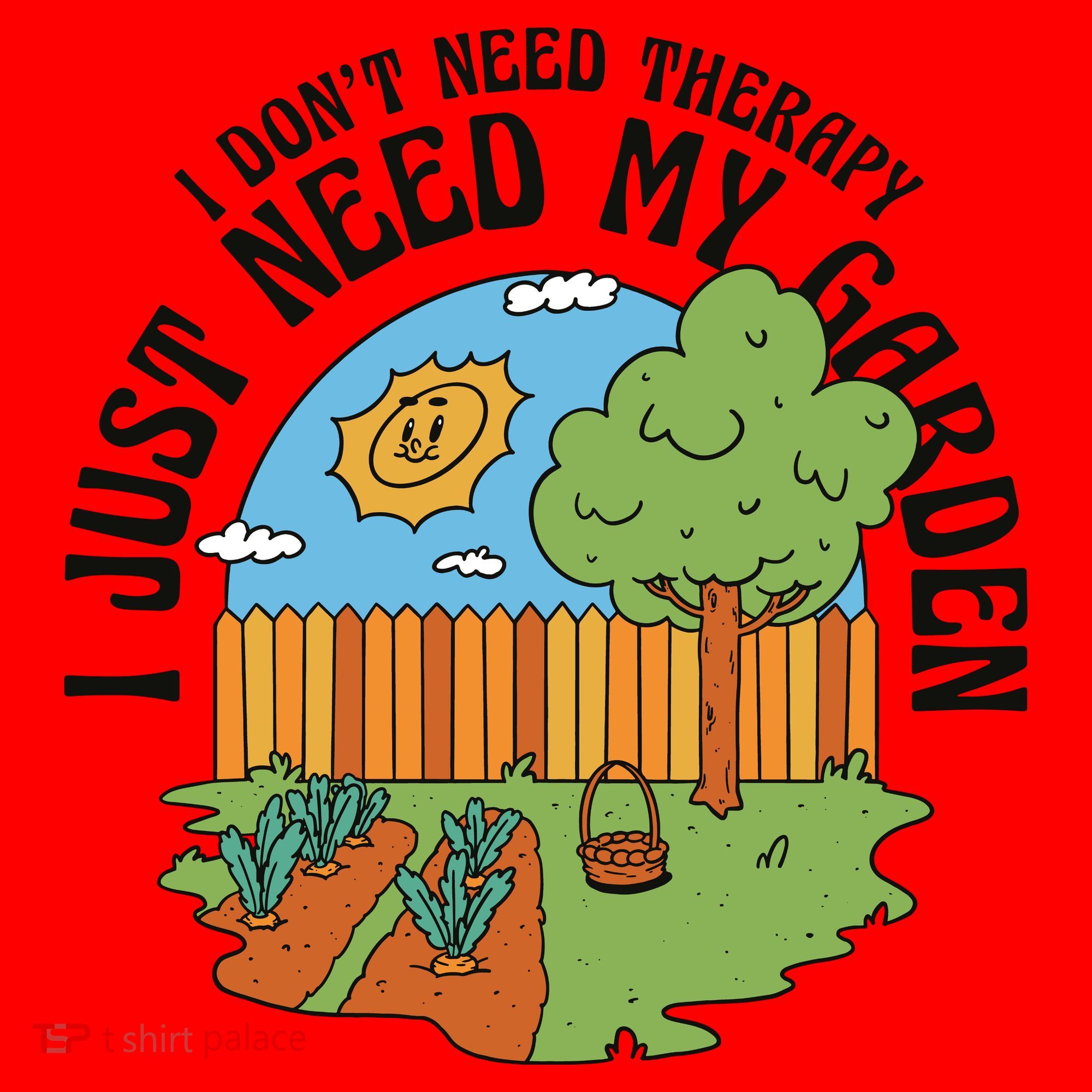 I Don't Need Therapy I Just Need My Garden Funny Santa Hat