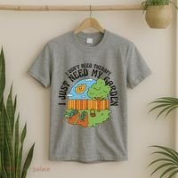 I Don't Need Therapy I Just Need My Garden Funny T-Shirt thumb 2