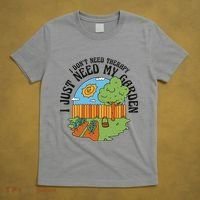 I Don't Need Therapy I Just Need My Garden Funny T-Shirt thumb 5