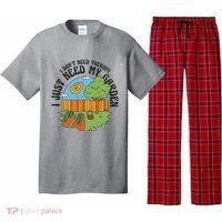 I Don't Need Therapy I Just Need My Garden Funny Pajama Set thumb 0