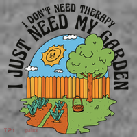 I Don't Need Therapy I Just Need My Garden Funny Women's Hoodie thumb 2