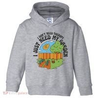 I Don't Need Therapy I Just Need My Garden Funny Toddler Hoodie thumb 0