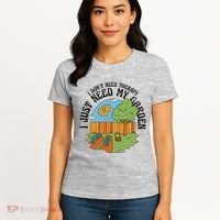I Don't Need Therapy I Just Need My Garden Funny Women's T-Shirt thumb 4