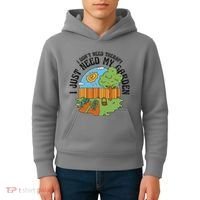 I Don't Need Therapy I Just Need My Garden Funny Kids Hoodie thumb 4