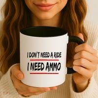 I Don't Need A Ride I Need Ammo Ukraine Coffee Mug thumb 3