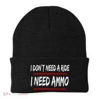 I Don't Need A Ride I Need Ammo Ukraine Beanie thumb 0