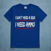 I Don't Need A Ride I Need Ammo Ukraine T-Shirt thumb 5