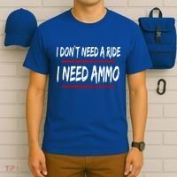 I Don't Need A Ride I Need Ammo Ukraine T-Shirt thumb 6
