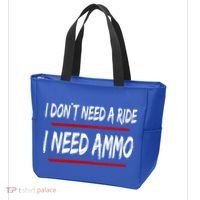 I Don't Need A Ride I Need Ammo Ukraine Tote Bag thumb 3
