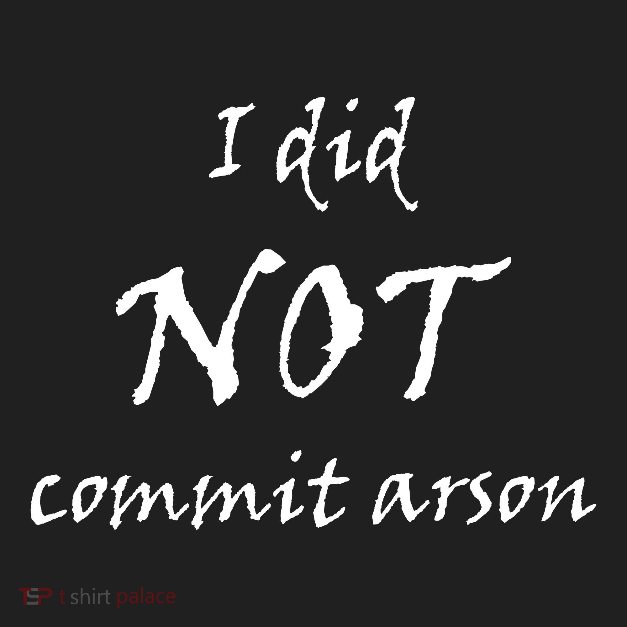 I Did Not Commit Arson Funny Quote Women's Sweatshirt