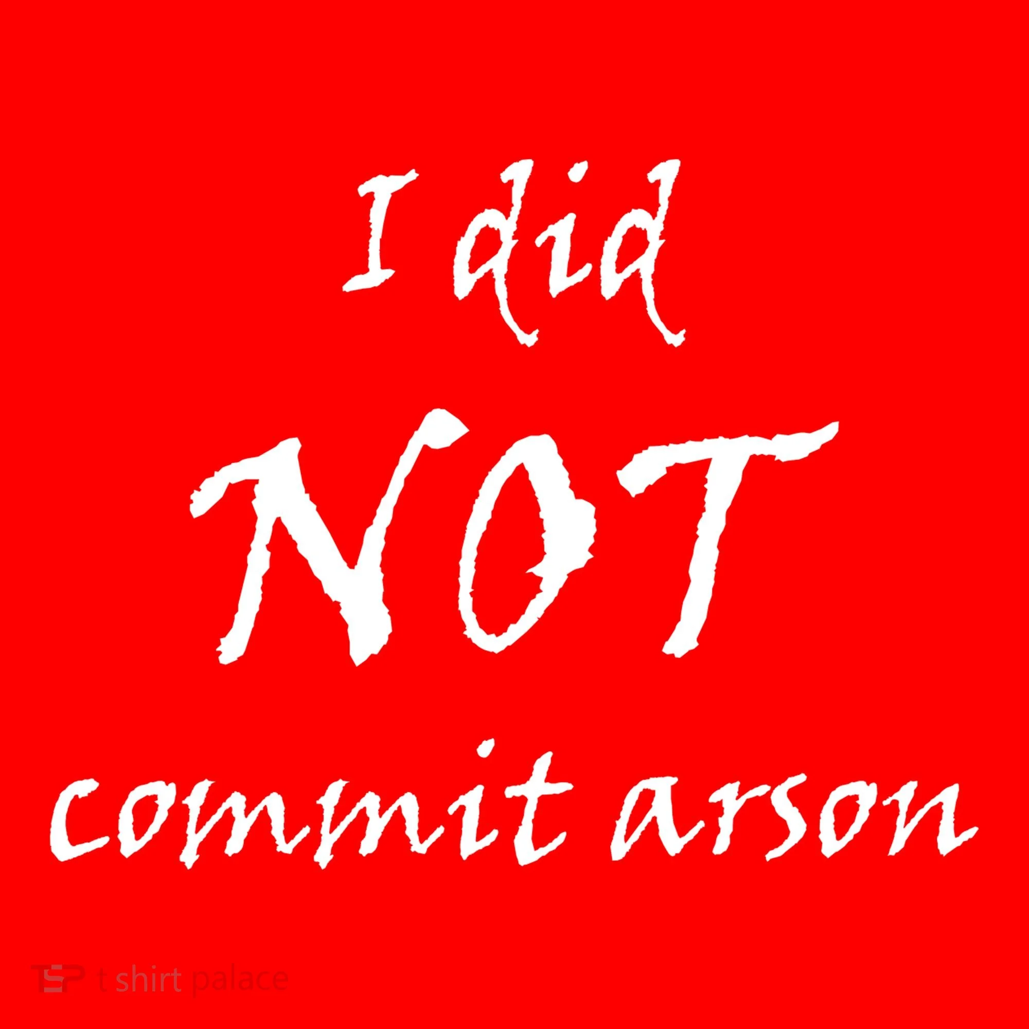 I Did Not Commit Arson Funny Quote Doggie Tank