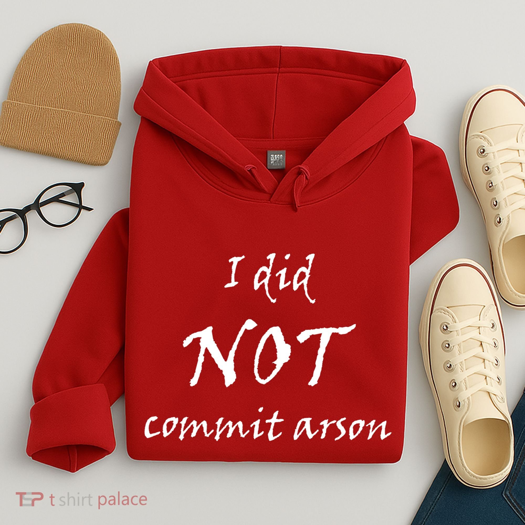 I Did Not Commit Arson Funny Quote Hoodie