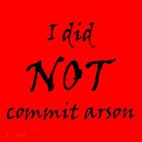 I Did Not Commit Arson Funny Quote Santa Hat thumb 1