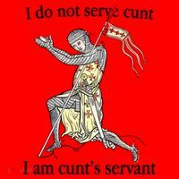 I Do Not Serve Cunt I Am CuntS Servant Santa Hat thumb 1