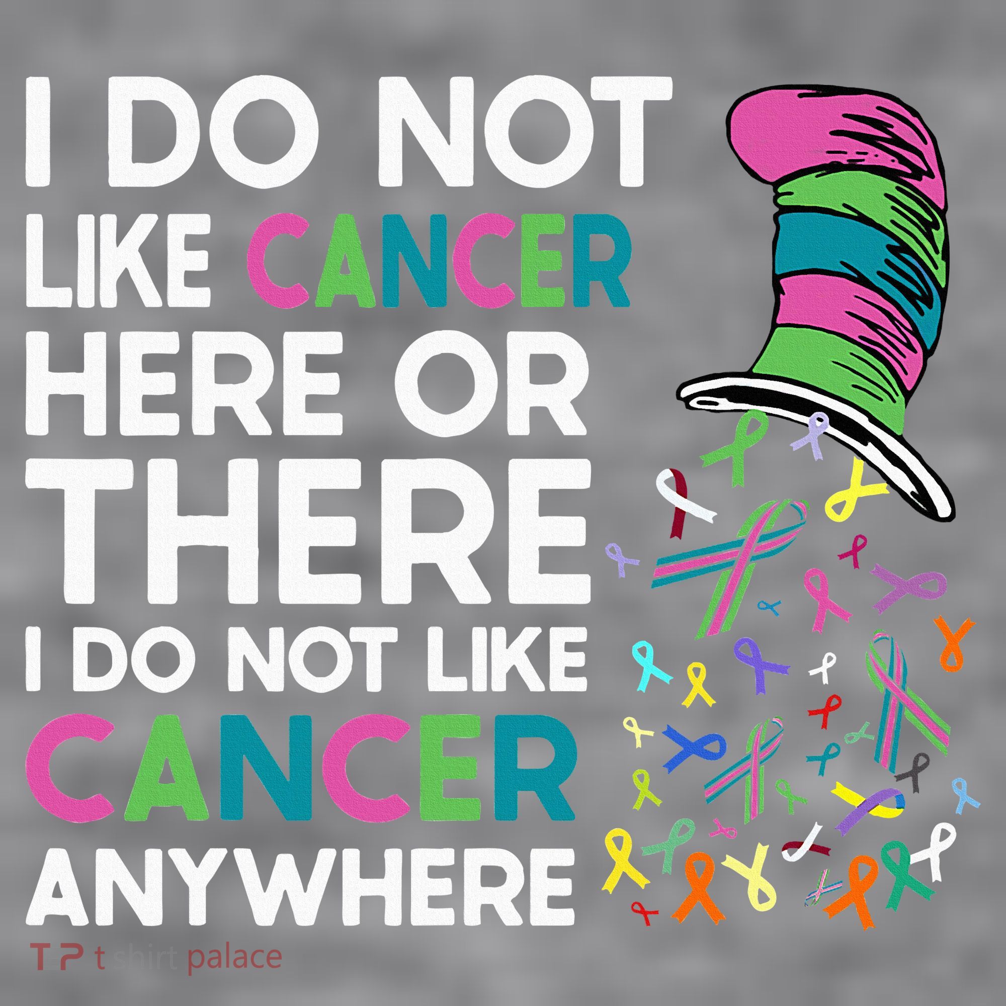 I Do Not Like Cancer Here Or There I Do Not Like Cancer Women's Racerback Cropped Tank