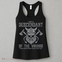 Im Descendant Of Viking Norse Mythology Women Women's Tank Top thumb 3