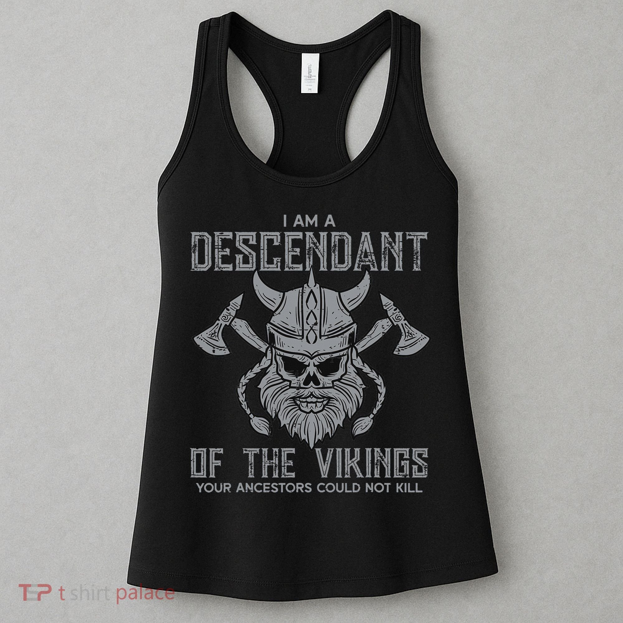 Im Descendant Of Viking Norse Mythology Women Women's Tank Top