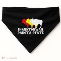 Ihanktonwan Dakota Oyate Yankton Sioux Medicine Wheel USA-Made Doggie Bandana thumb 0