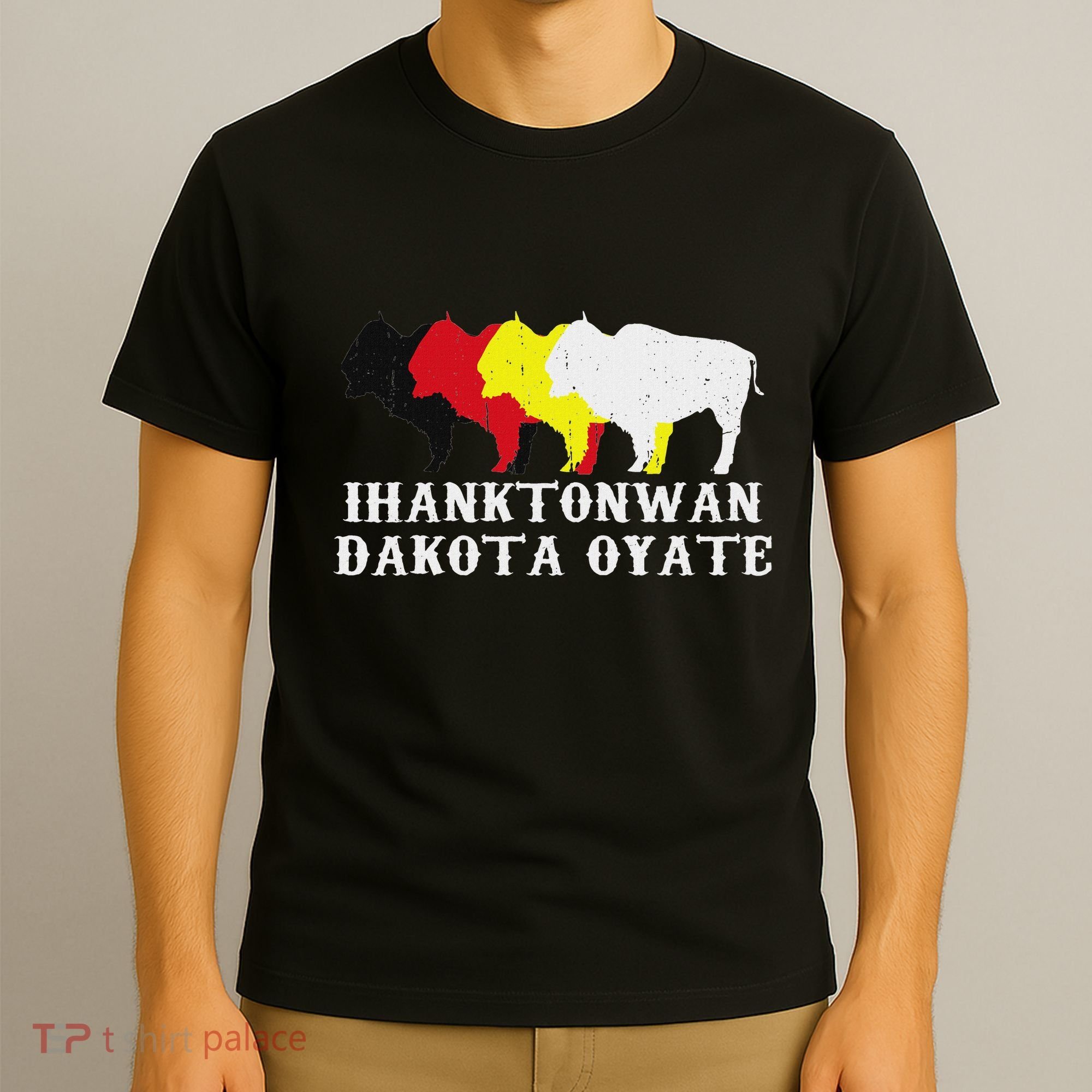 Ihanktonwan Dakota Oyate Yankton Sioux Medicine Wheel T-Shirt